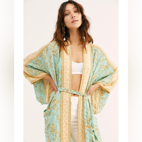 Spell | Intimates & Sleepwear | Spell Turquoise Maisie Robe | Poshmark
